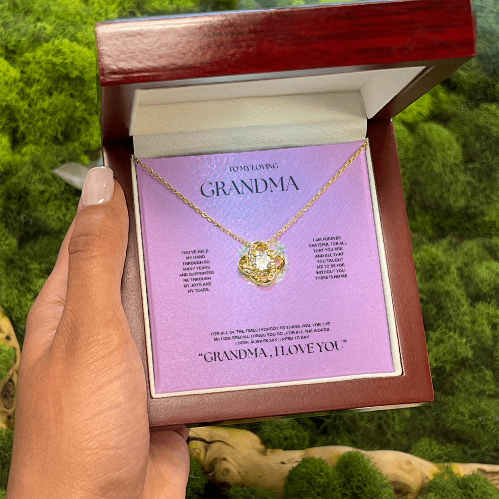Grandma's Love Knot Knecklace