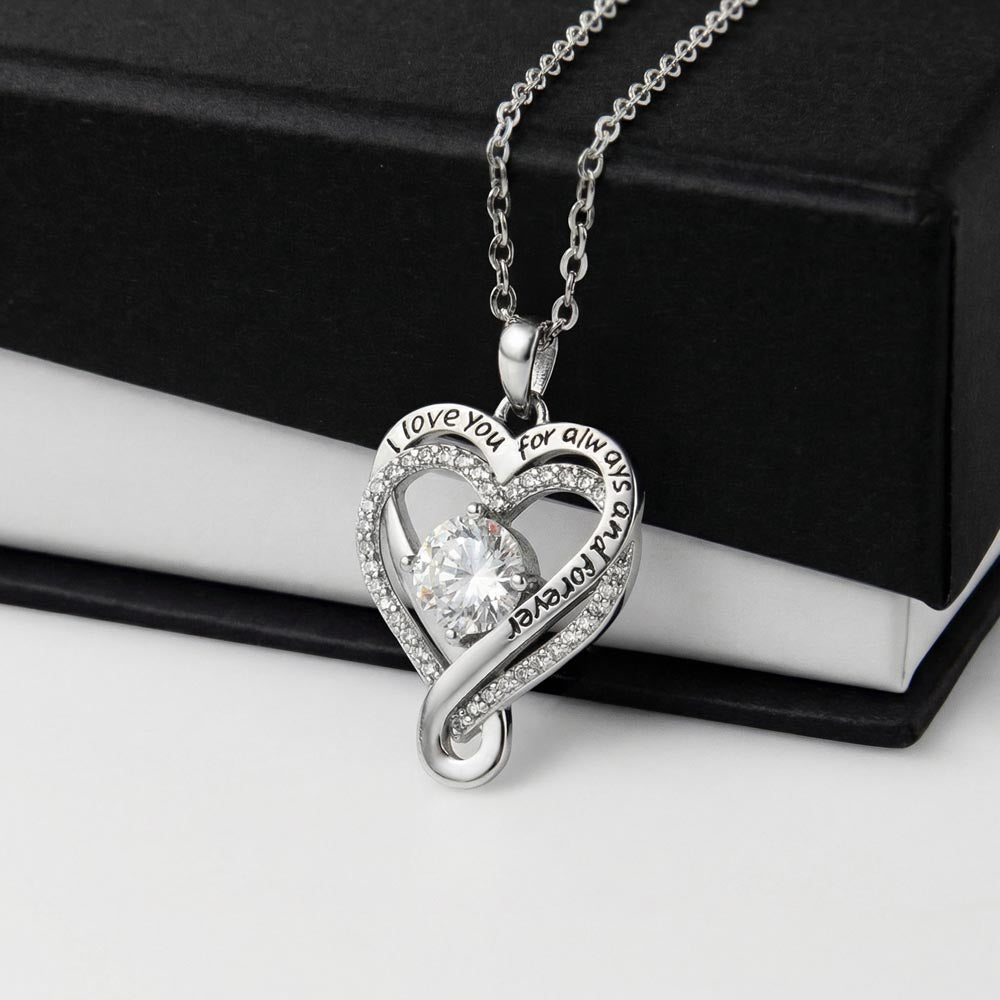 Foever Yours  "Love You Always" Heart Pendant