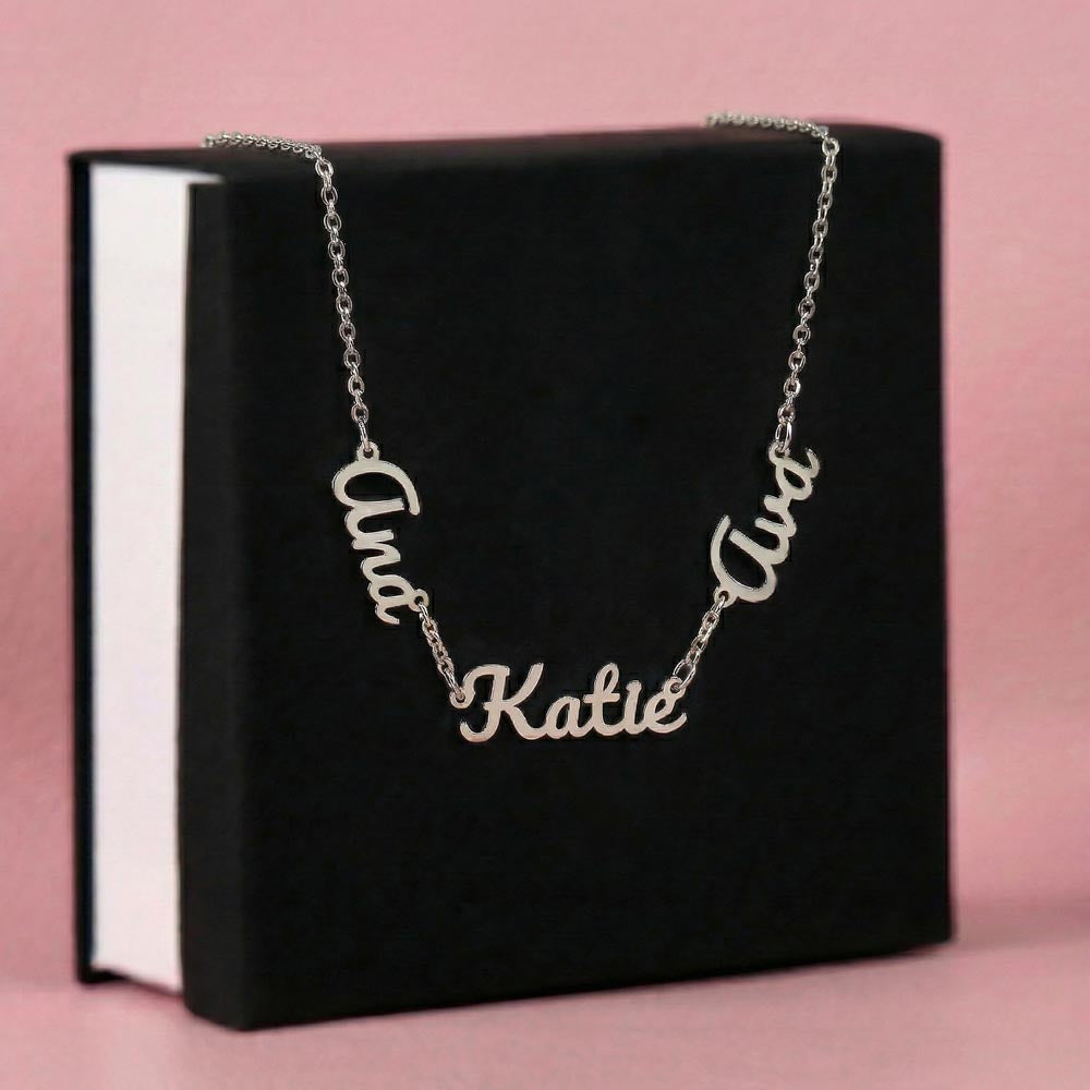 Grandma's Personalized Name Keepsake Necklace