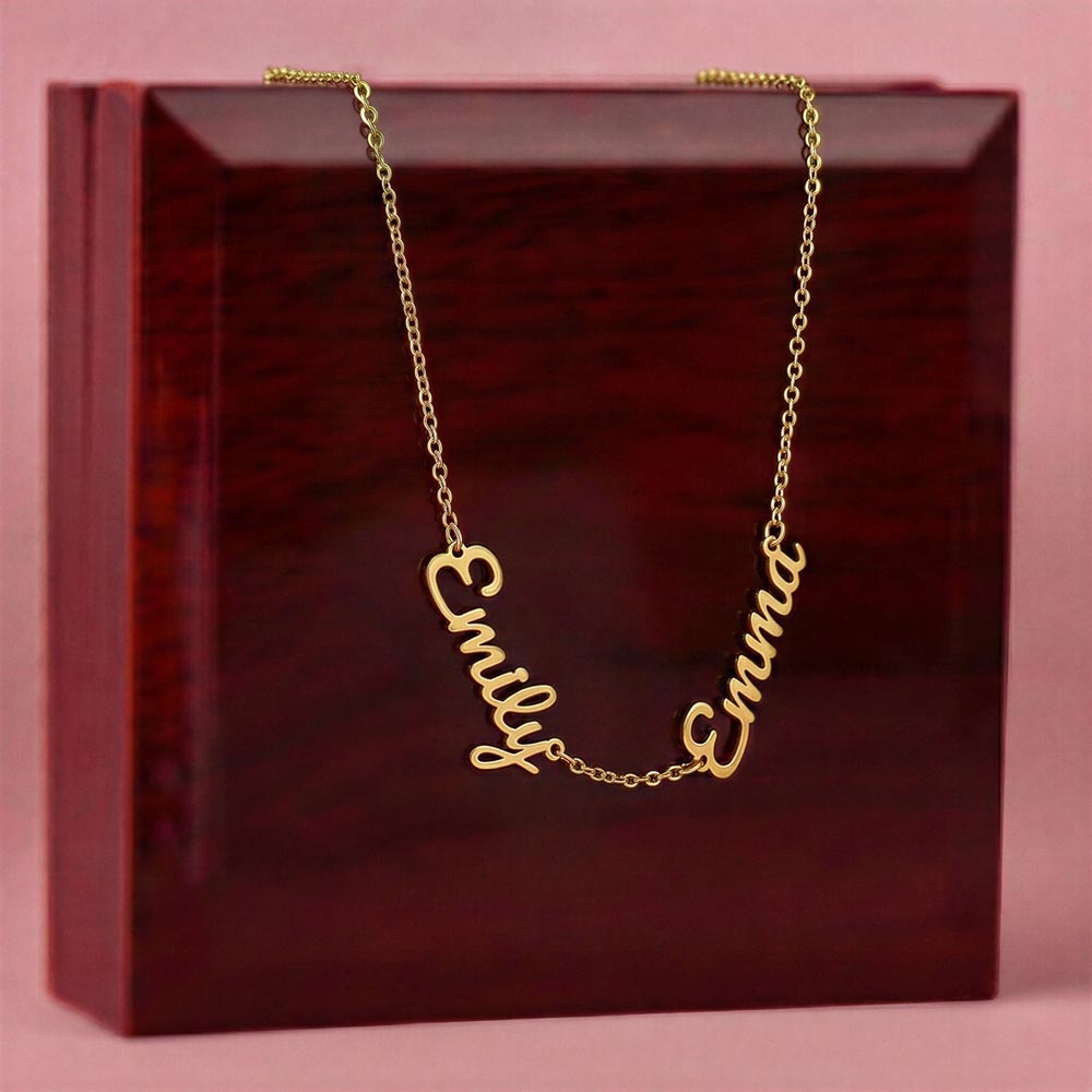Grandma's Personalized Name Keepsake Necklace