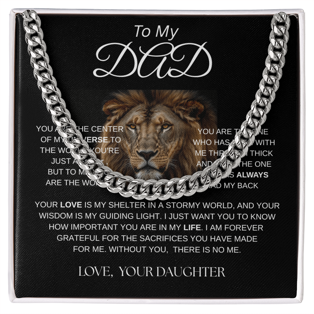 “For the Dad Who Means Everything”