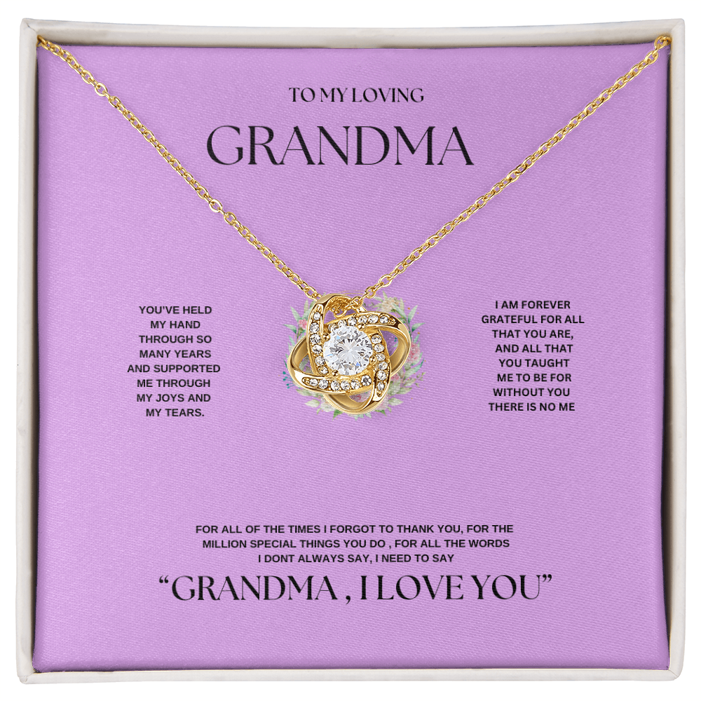 Grandma's Love Knot Knecklace