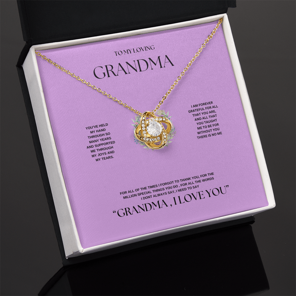 Grandma's Love Knot Knecklace