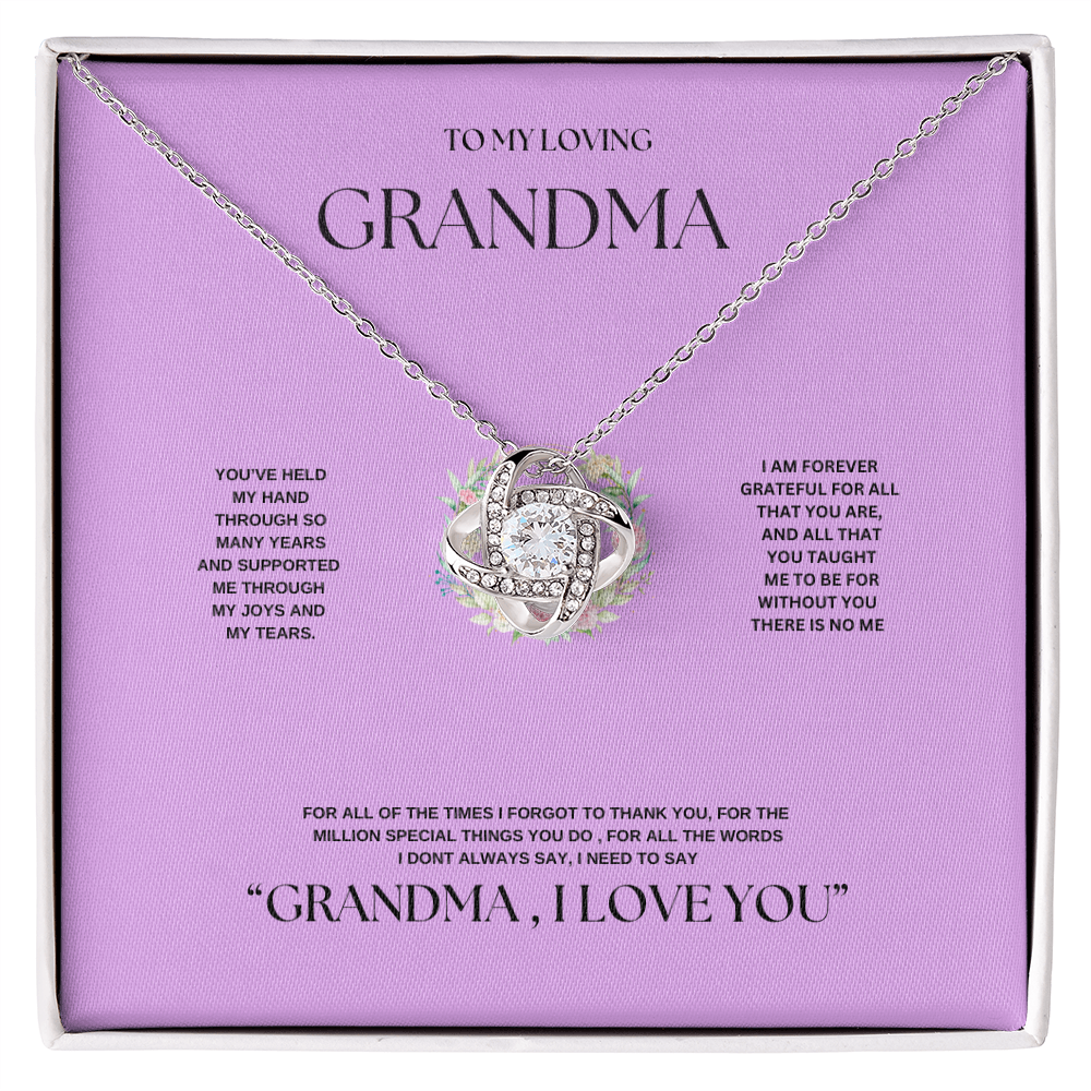 Grandma's Love Knot Knecklace
