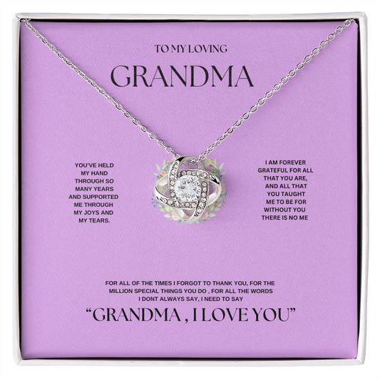 Grandma's Love Knot Knecklace