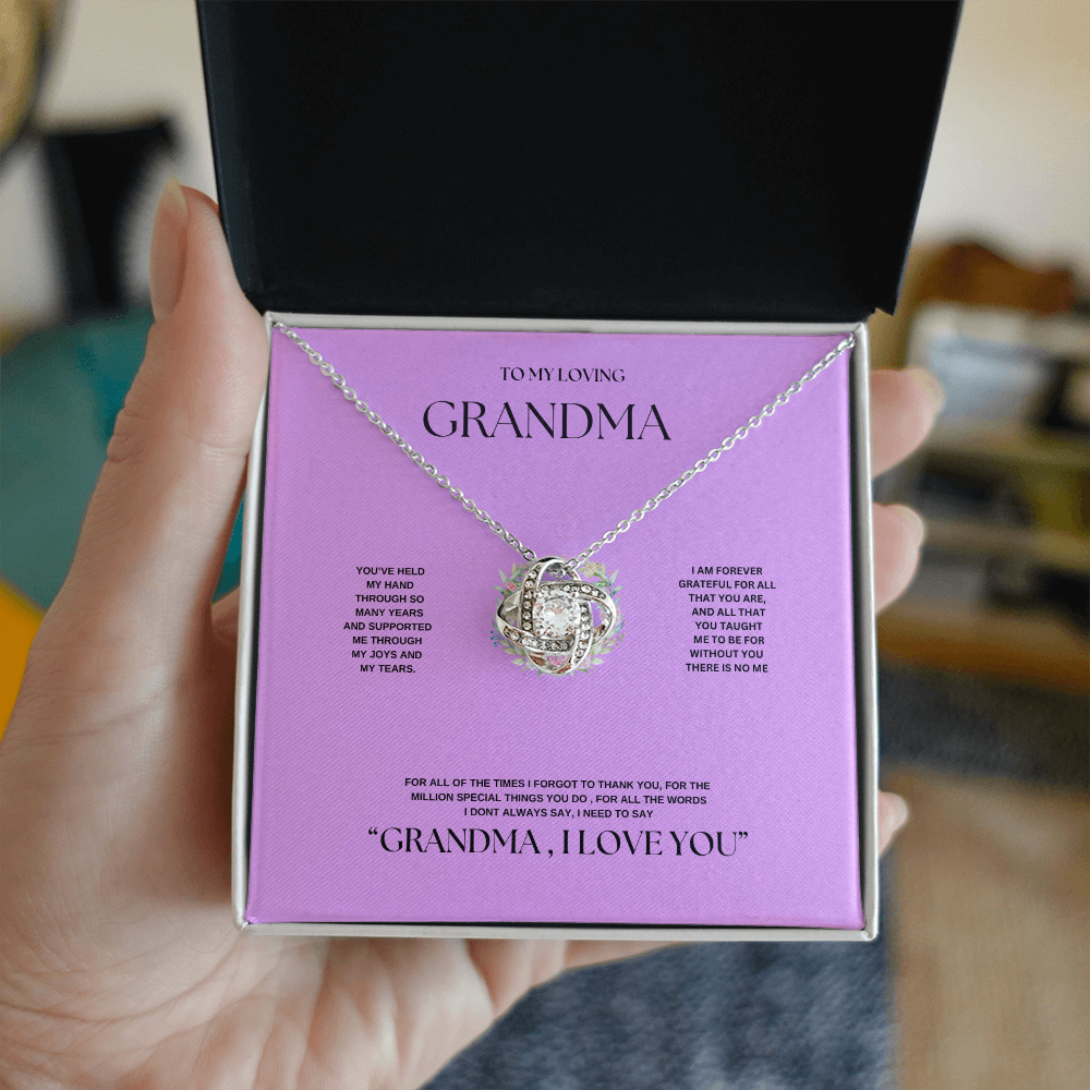 Grandma's Love Knot Knecklace