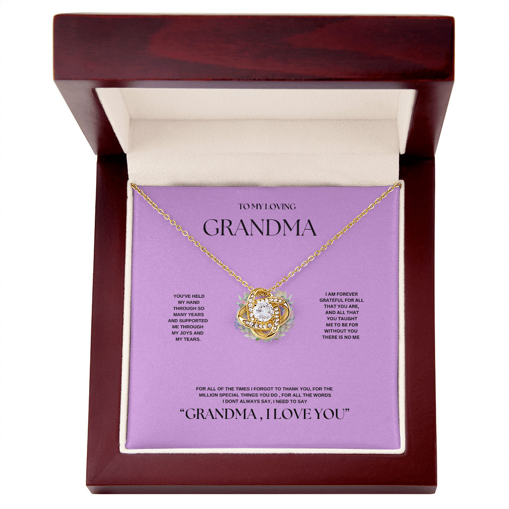 Grandma's Love Knot Knecklace