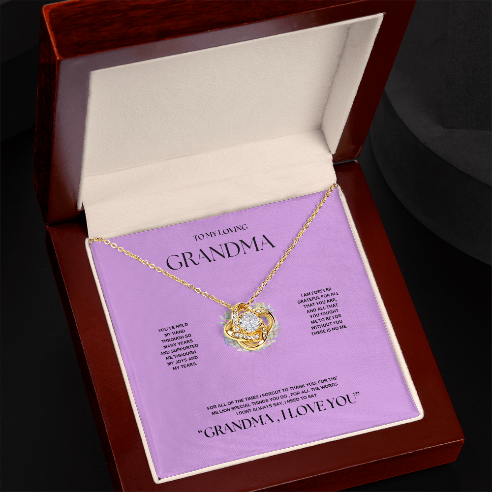 Grandma's Love Knot Knecklace