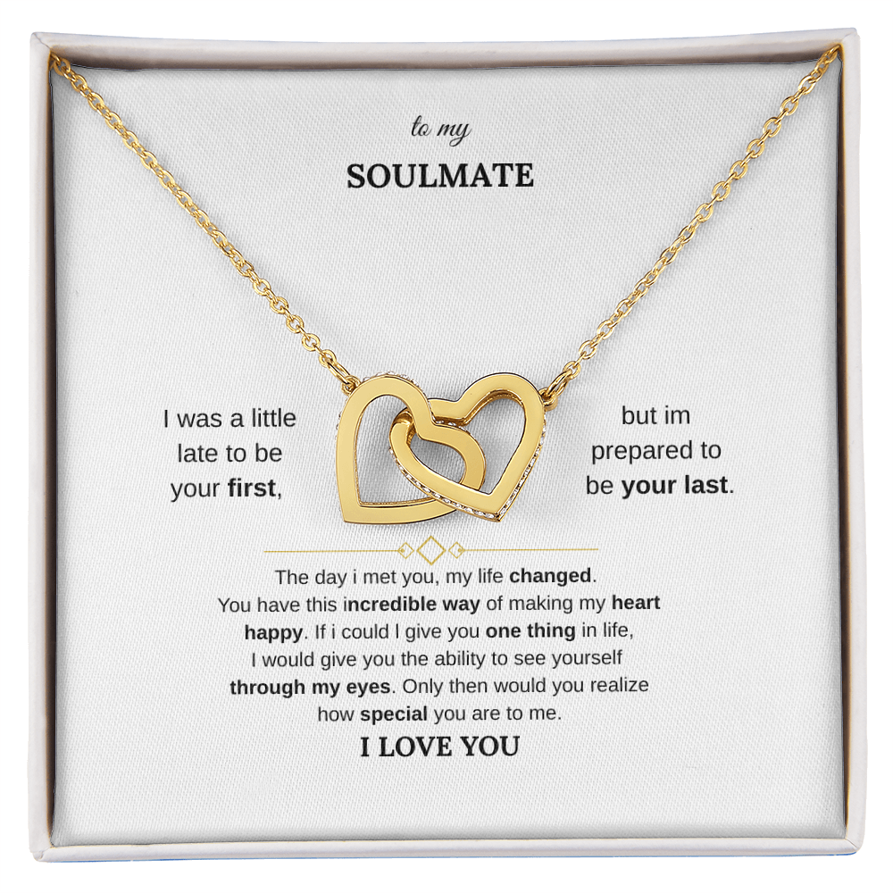 Two Hearts, One Bond – Double Intertwined Heart Necklace