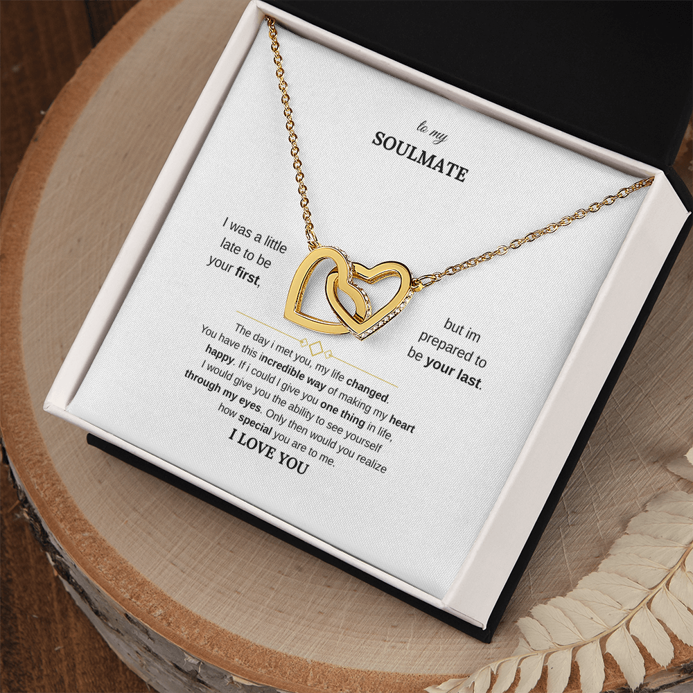 Two Hearts, One Bond – Double Intertwined Heart Necklace
