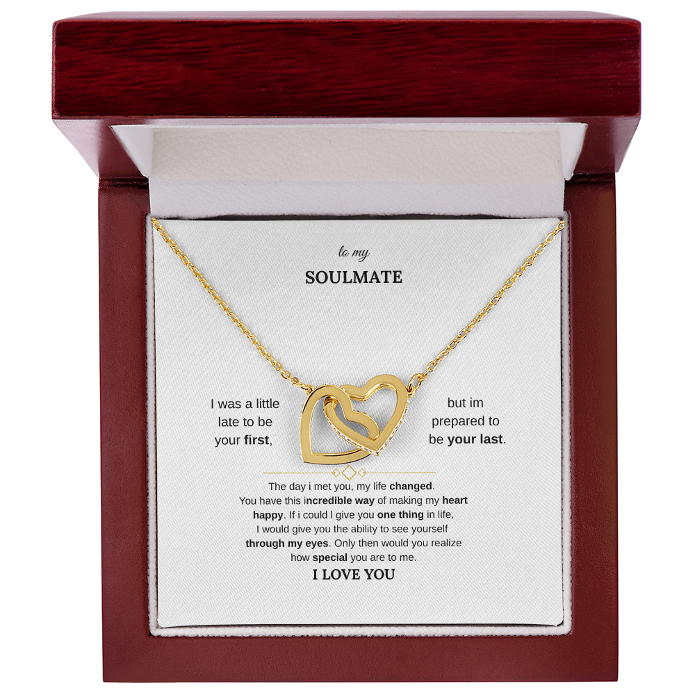 Two Hearts, One Bond – Double Intertwined Heart Necklace