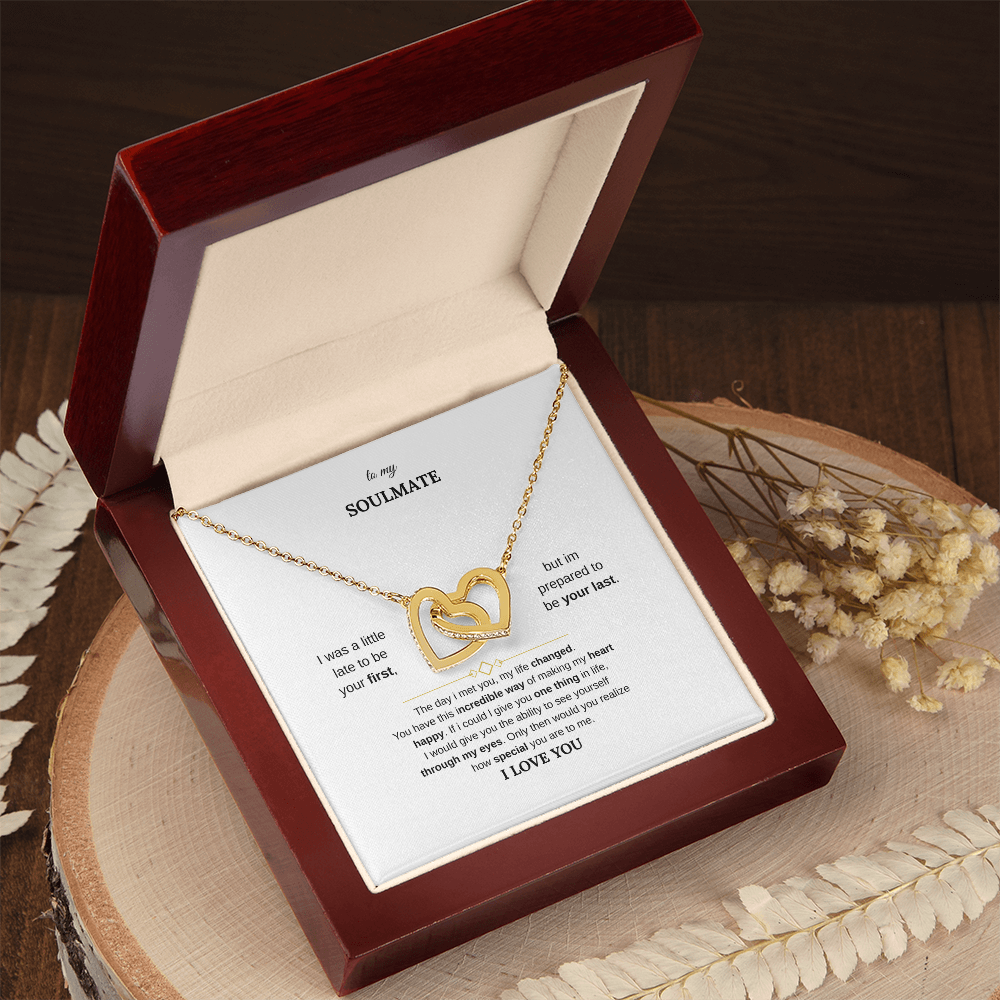 Two Hearts, One Bond – Double Intertwined Heart Necklace