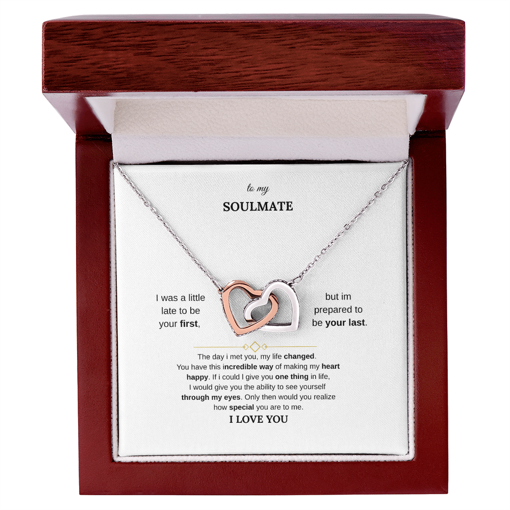 Two Hearts, One Bond – Double Intertwined Heart Necklace