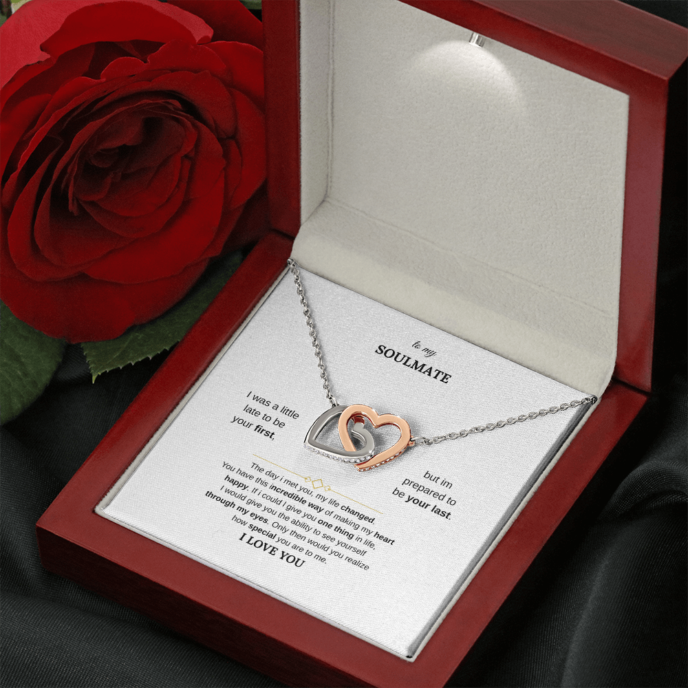 Two Hearts, One Bond – Double Intertwined Heart Necklace