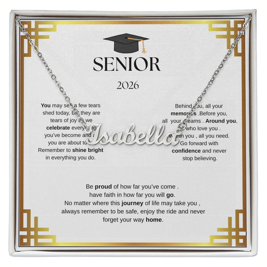 Custom Name Necklace for  your Graduate