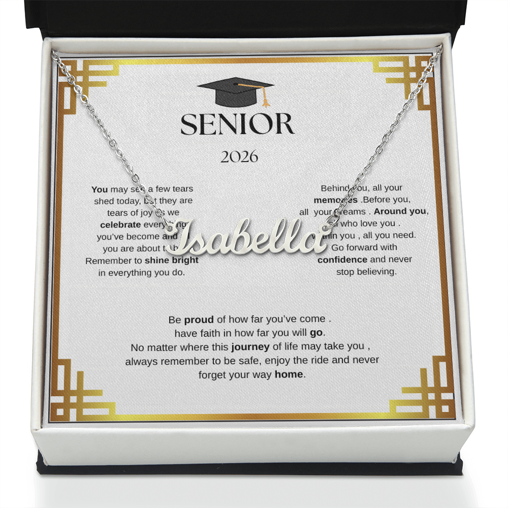Custom Name Necklace for  your Graduate