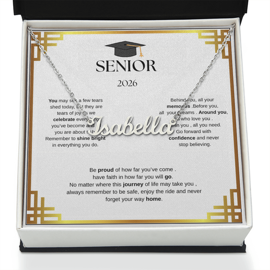 Custom Name Necklace for  your Graduate