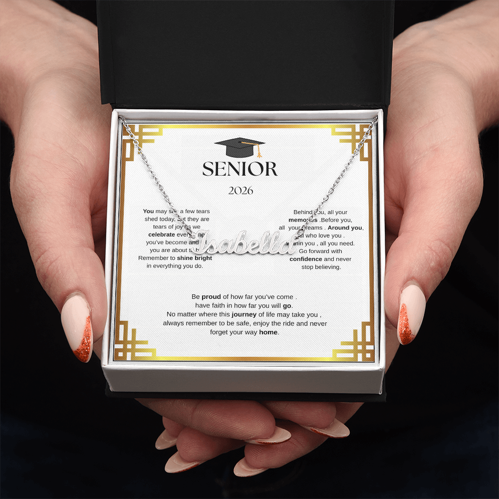 Custom Name Necklace for  your Graduate