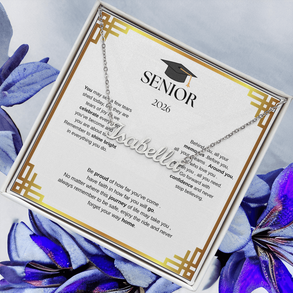 Custom Name Necklace for  your Graduate