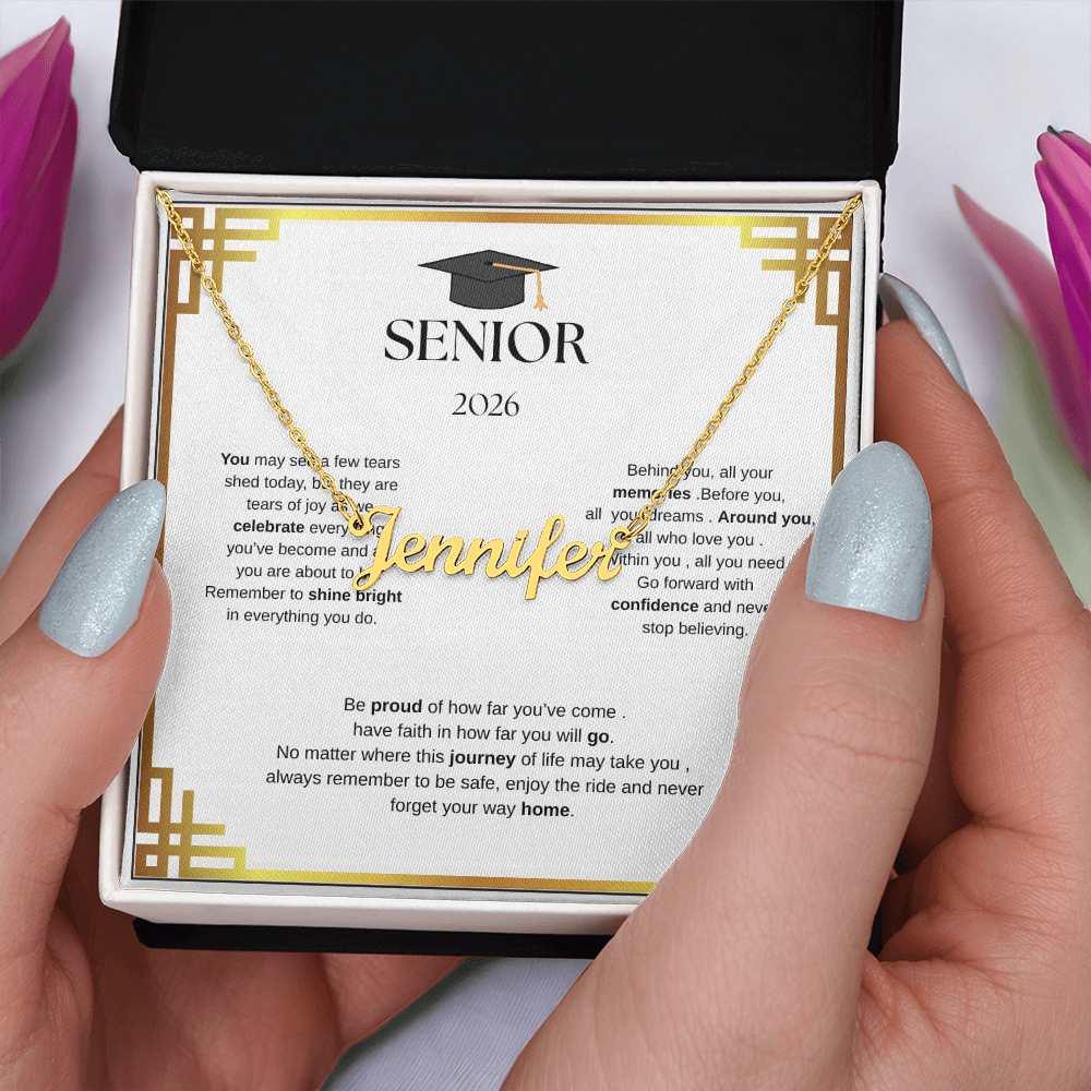 Custom Name Necklace for  your Graduate