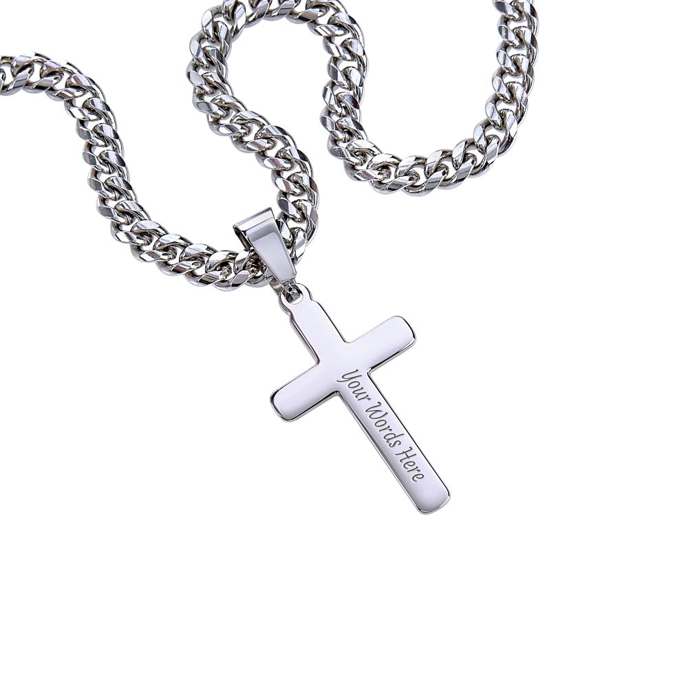 Grandpa Keepsake Personalized Cuban Link Chain