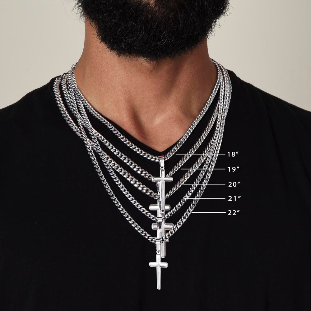 Grandpa Keepsake Personalized Cuban Link Chain