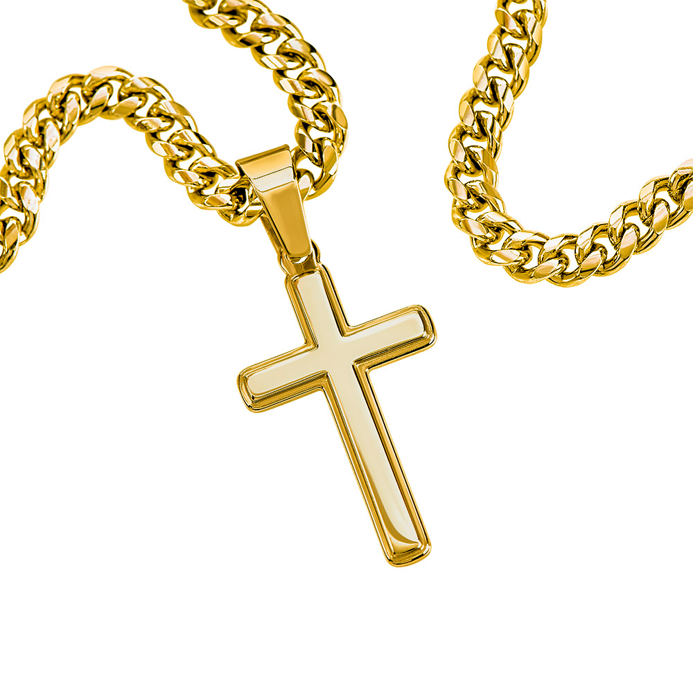Grandpa Keepsake Personalized Cuban Link Chain