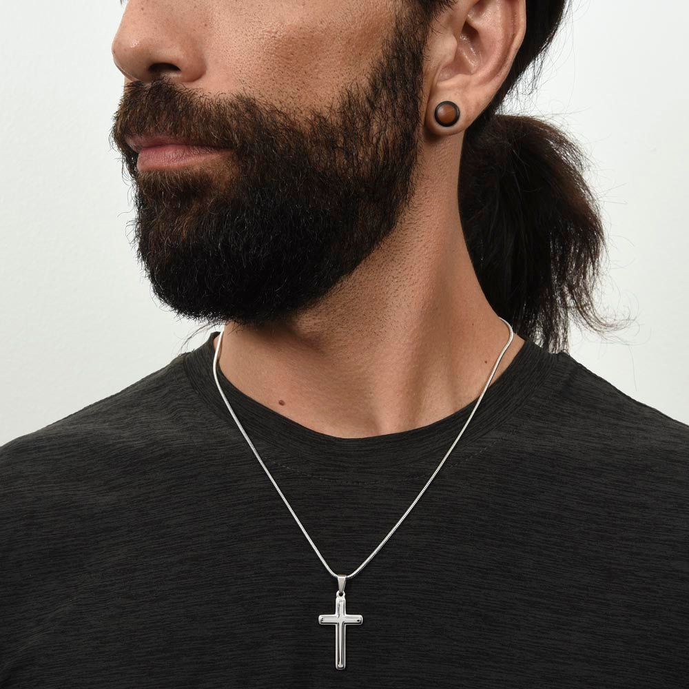 Grandad Keepsake Cross Necklace