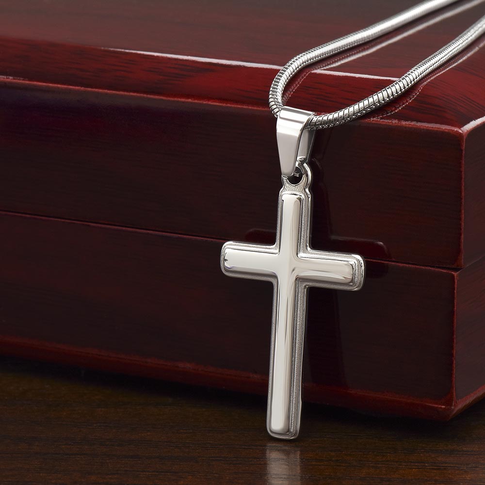 Grandad Keepsake Cross Necklace