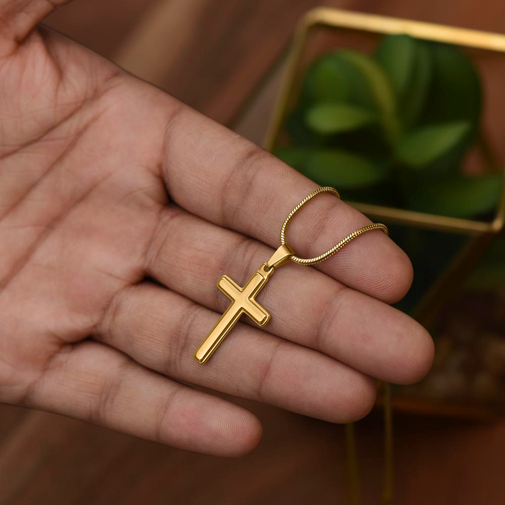 Grandad Keepsake Cross Necklace