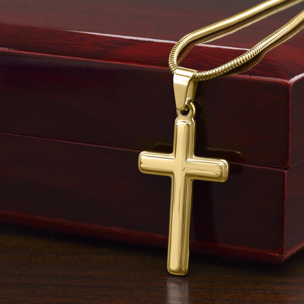 Grandad Keepsake Cross Necklace